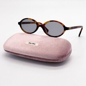 NEW MIU MIU SUNGLASSES MU04ZS 21C40O HAVANA WOMEN MU 04ZS SMU 04Z